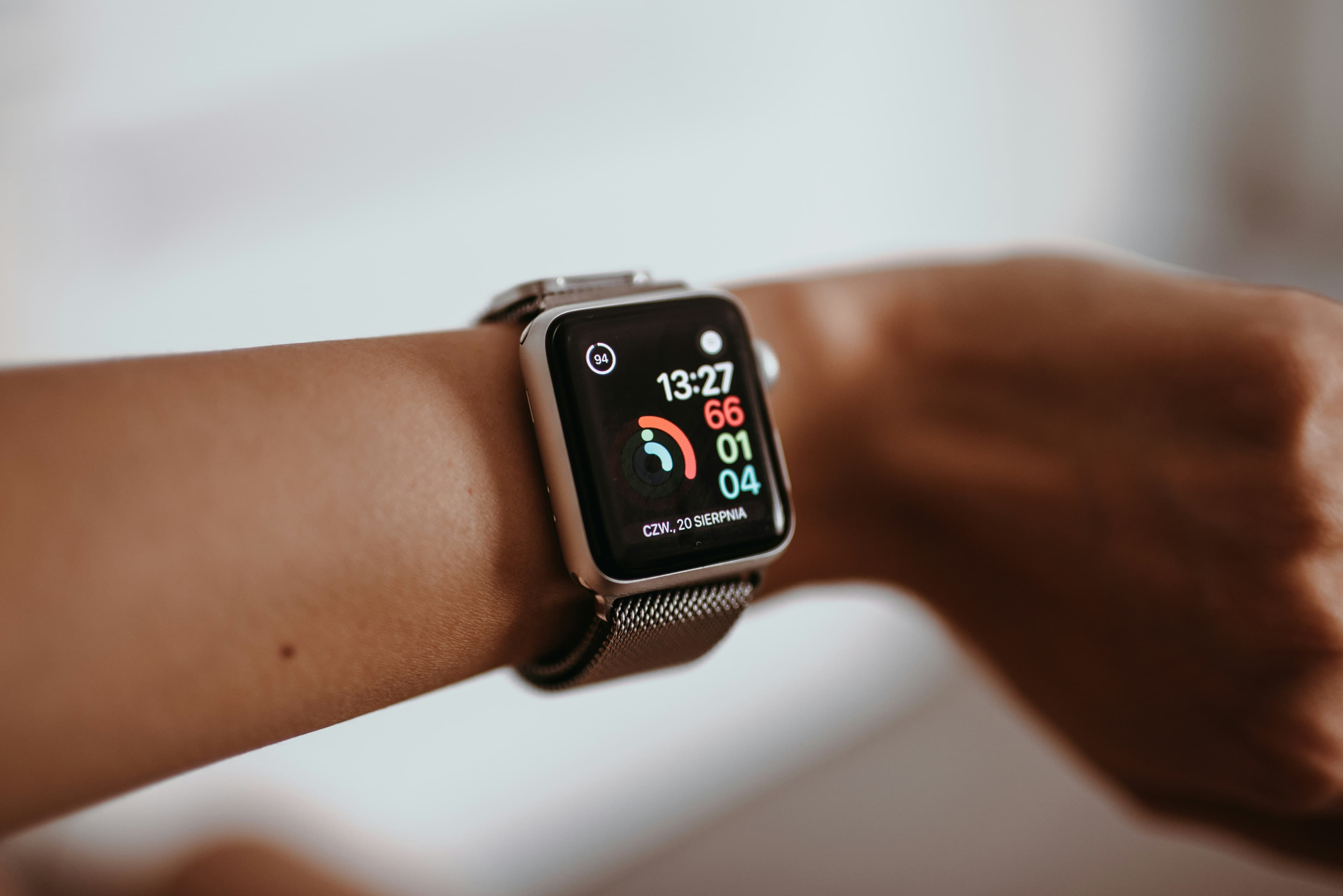 Apple smartwatches measuring vital health signs