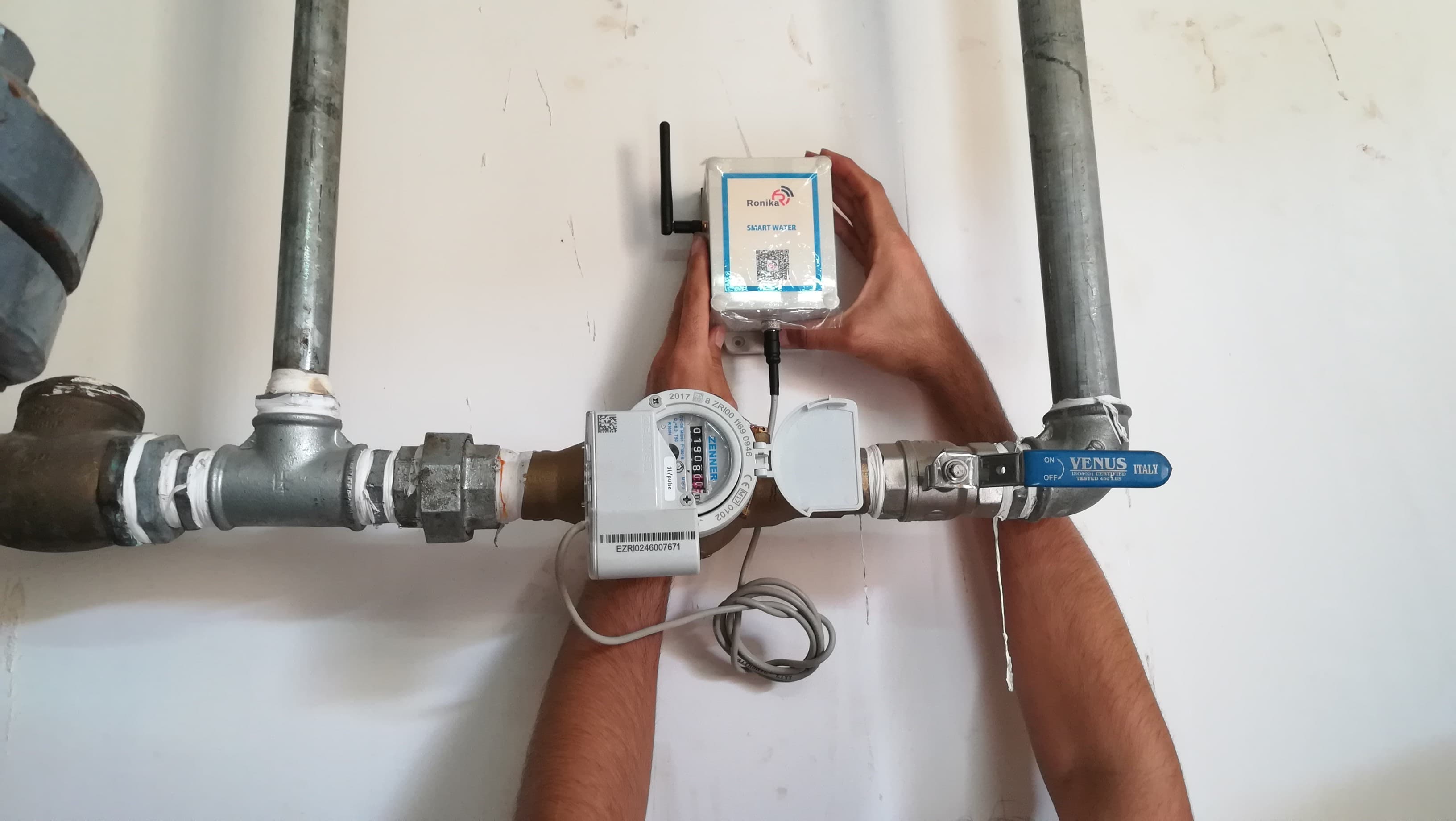 نود هوشمند قرائت لحظهای مصرف آب رونیکا