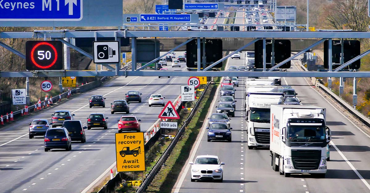 Camera-based traffic management on UK motorways